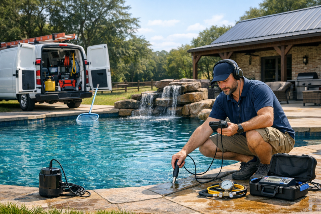 Top-Rated Pool Leak Detection & Repair Company in Bivins, Texas