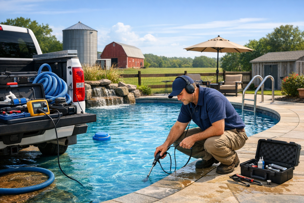Top-Rated Pool Leak Detection & Repair Company in Carnegie, Oklahoma