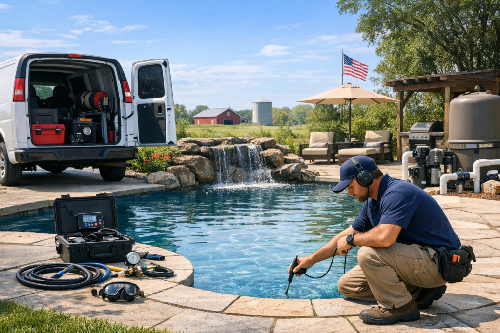 Top-Rated Pool Leak Detection & Repair Company in Lookeba, Oklahoma