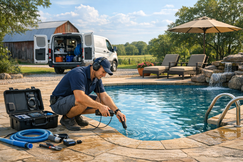 Top-Rated Pool Leak Detection & Repair Company in Ravia, Oklahoma
