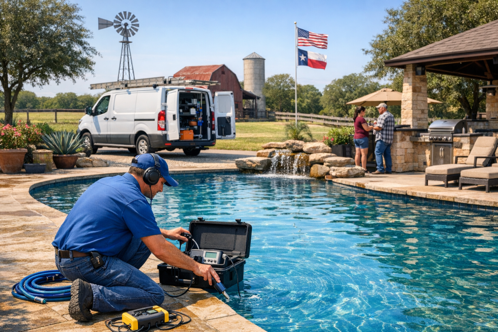 Trusted Pool Leak Detection & Repair Services in Alma, Texas