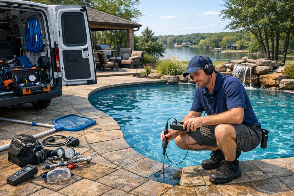Trusted Professionals for Pool Leak Detection & Repair in Crowder, Oklahoma