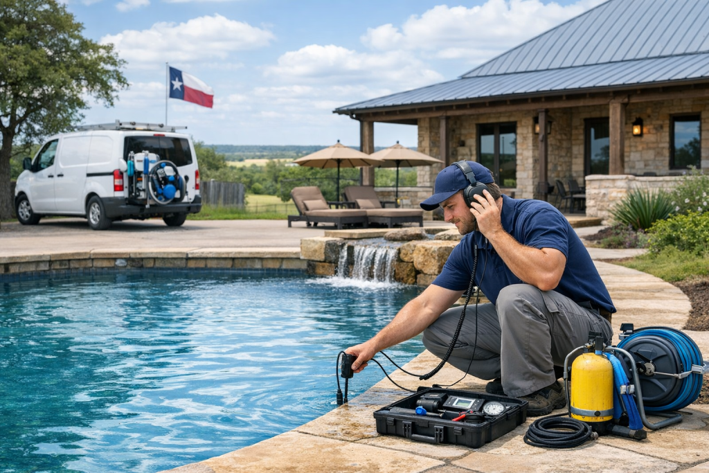 Trusted Professionals for Pool Leak Detection & Repair in Mosheim, Texas
