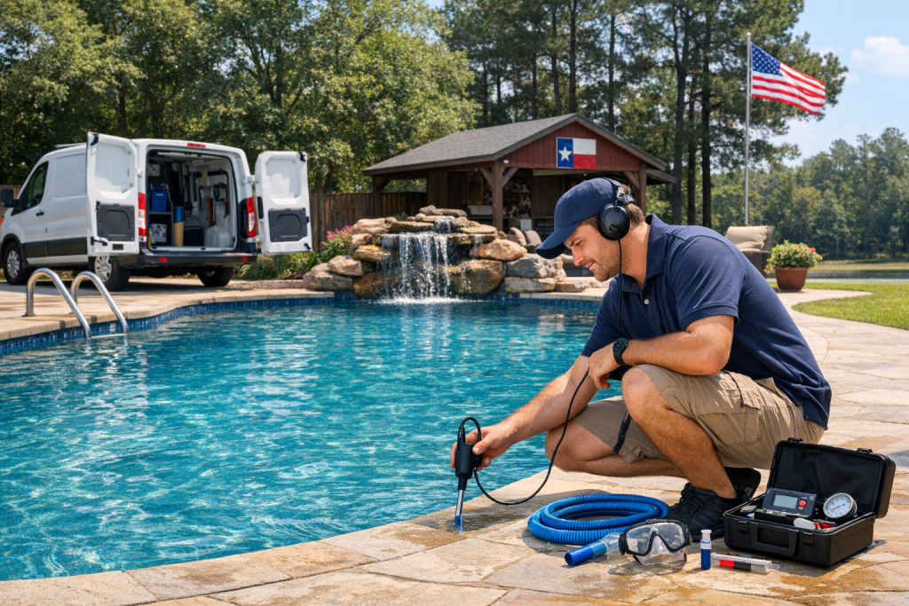 Trusted Professionals for Pool Leak Detection & Repair in Waskom, Texas