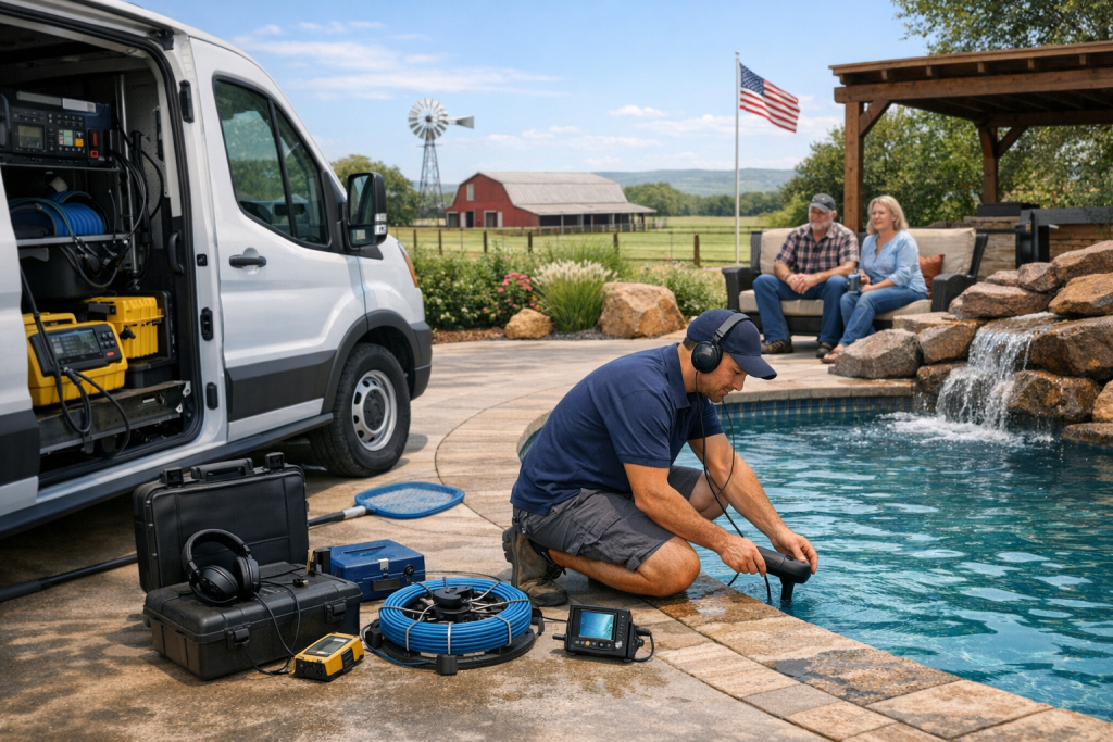 Wapanucka, Oklahoma’s Choice for Pool Leak Detection & Repair