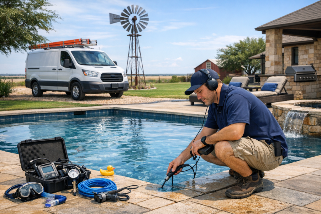 Weinert, Texas’s Choice for Pool Leak Detection & Repair