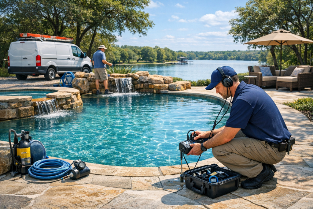 Western Lake, Texas’s Choice for Pool Leak Detection & Repair