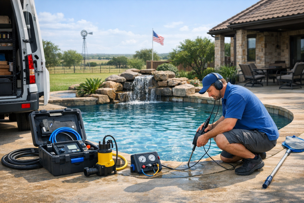 Your First Choice for Pool Leak Detection & Repair in Byers, Texas