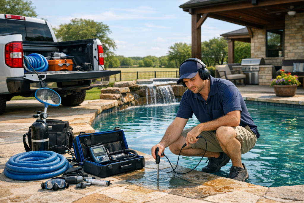 Your First Choice for Pool Leak Detection & Repair in China Spring, Texas