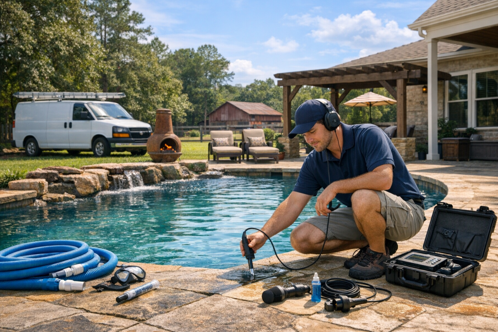 Your First Choice for Pool Leak Detection & Repair in Palestine, Texas