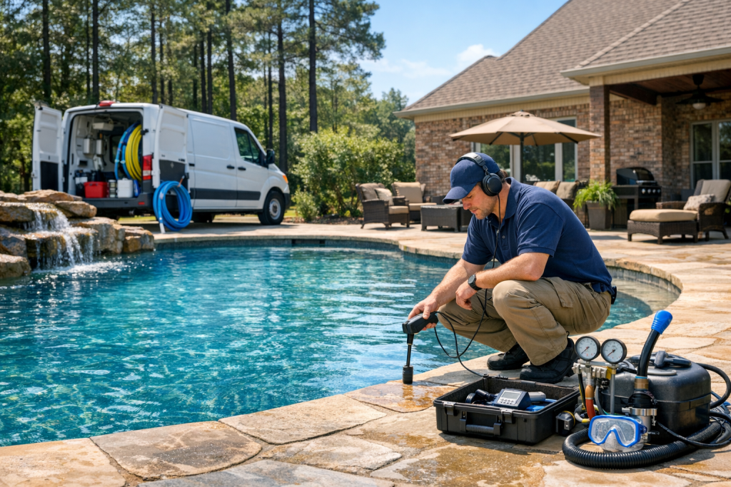 Your Local Source for Pool Leak Detection & Repair in Easton, Texas
