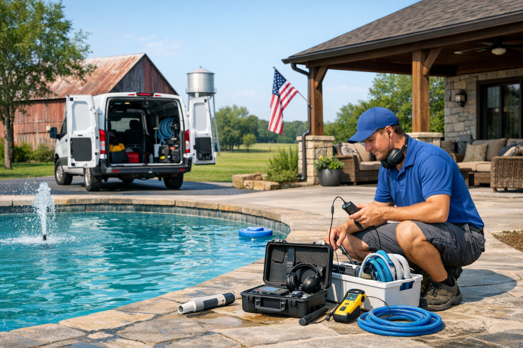 Your Local Source for Pool Leak Detection & Repair in Kinta, Oklahoma