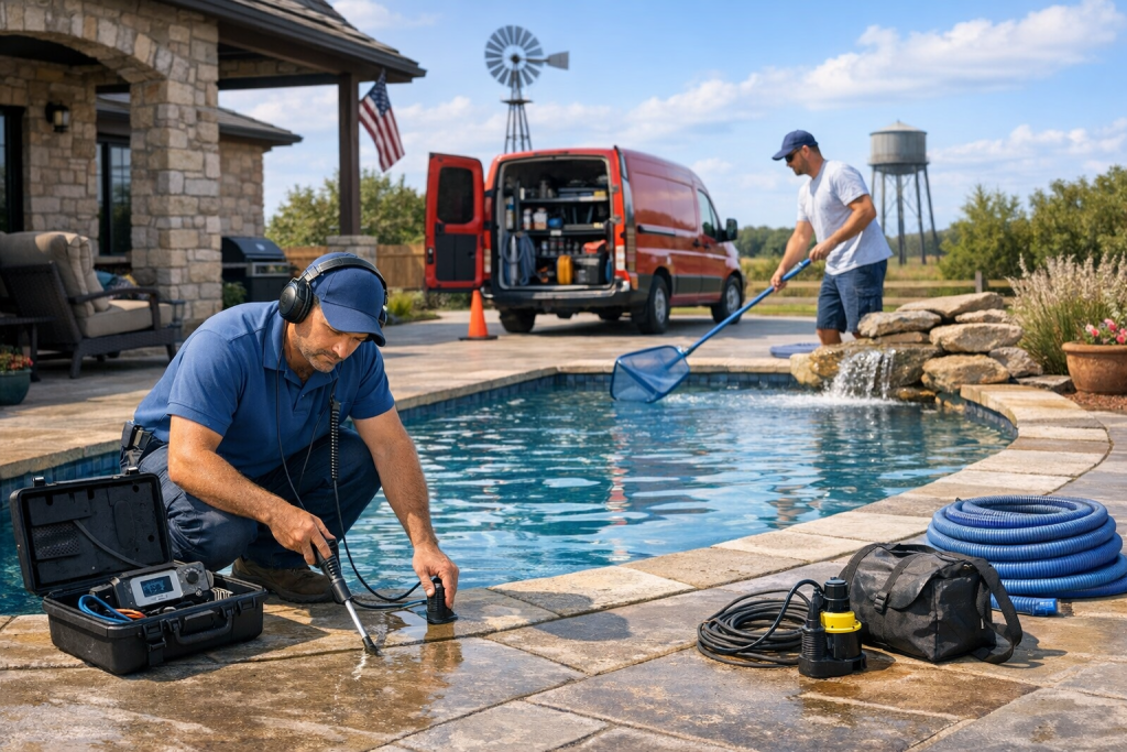 Your Local Source for Pool Leak Detection & Repair in Milfay, Oklahoma