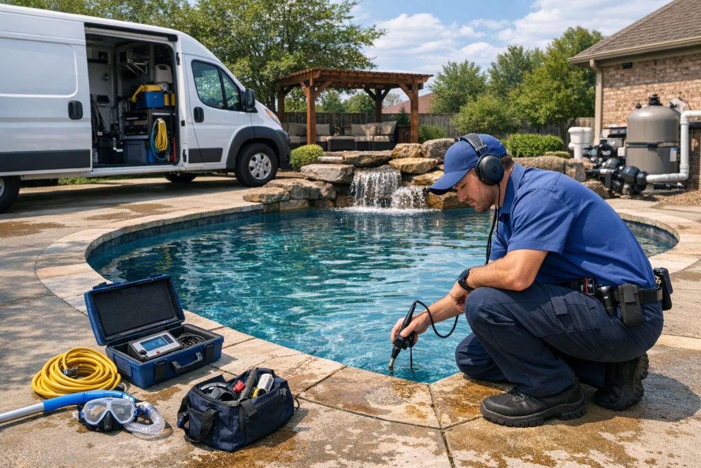 Your Partner for Pool Leak Detection & Repair in Krebs, Oklahoma