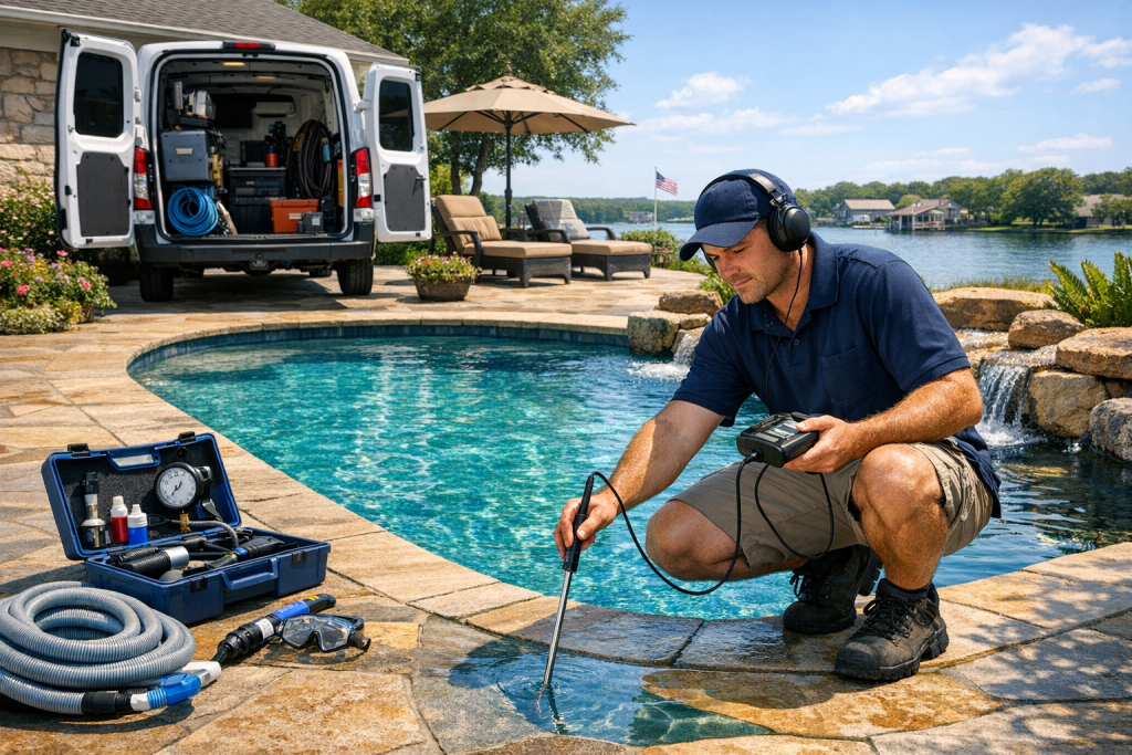 Your Trusted Team for Pool Leak Detection & Repair in Lakeside, Texas