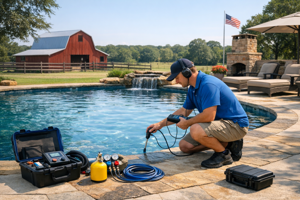Your Trusted Team for Pool Leak Detection & Repair in Latexo, Texas