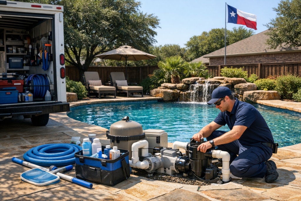 Affordable Pool Repair in Farmers Branch, Texas