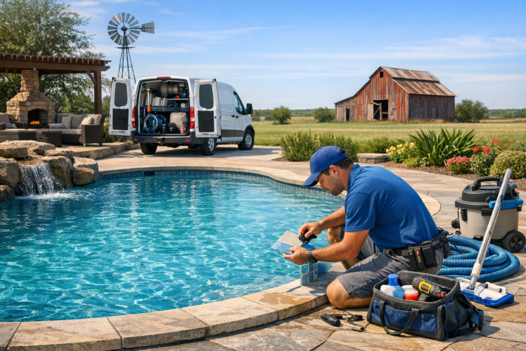 Affordable Pool Repair in Oklaunion, Texas