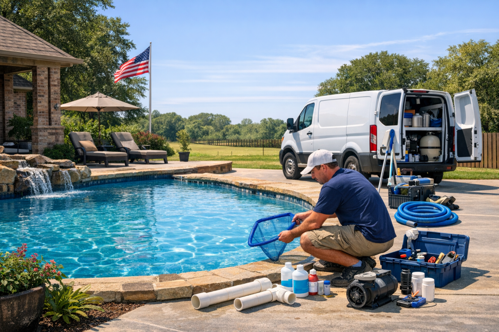Affordable Pool Repair in Quinlan, Texas