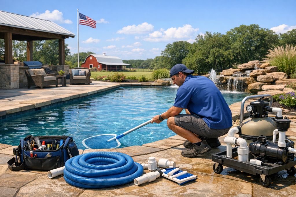 Complete Pool Repair Solutions in Blossom, Texas
