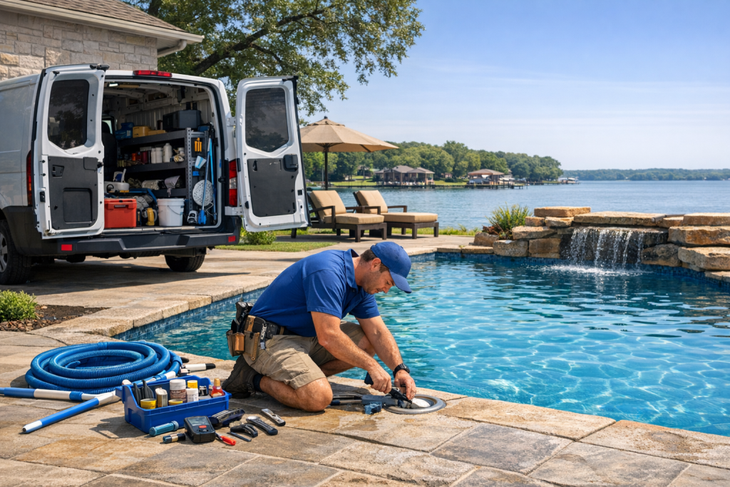 Complete Pool Repair Solutions in Tool, Texas