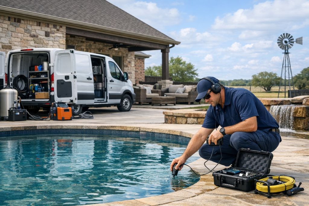 Complete Services for Pool Leak Detection & Repair in Franklin, Texas