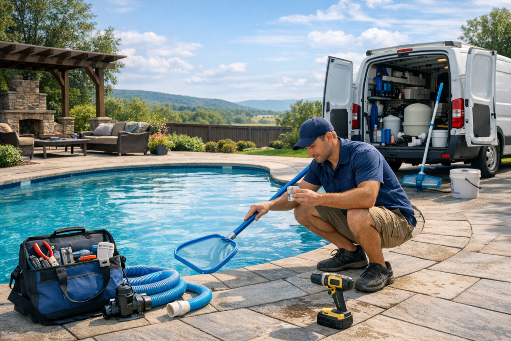 Complete Services for Pool Repair in Heavener, Oklahoma