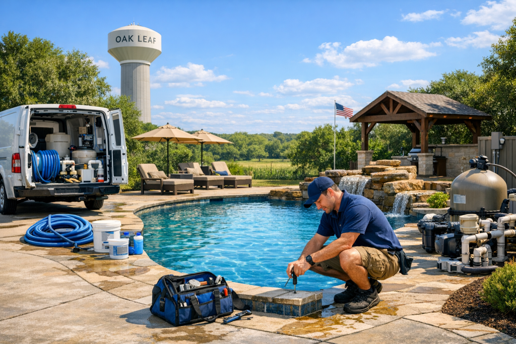 Experienced Pool Repair Contractors in Oak Leaf, Texas