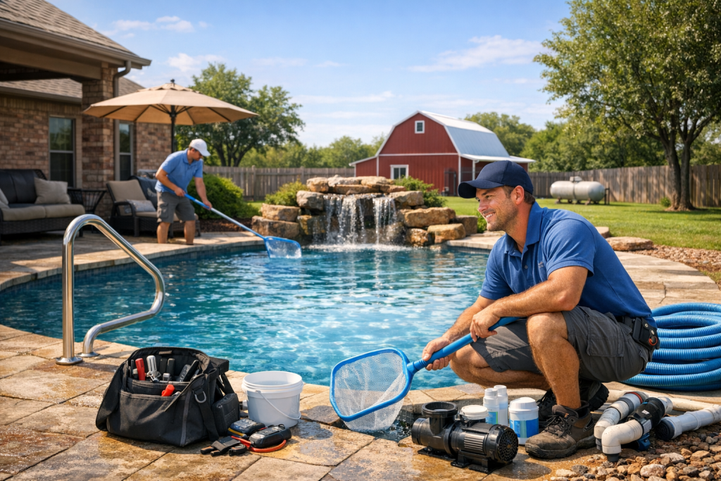Experienced Professionals for Pool Repair in Jones, Oklahoma