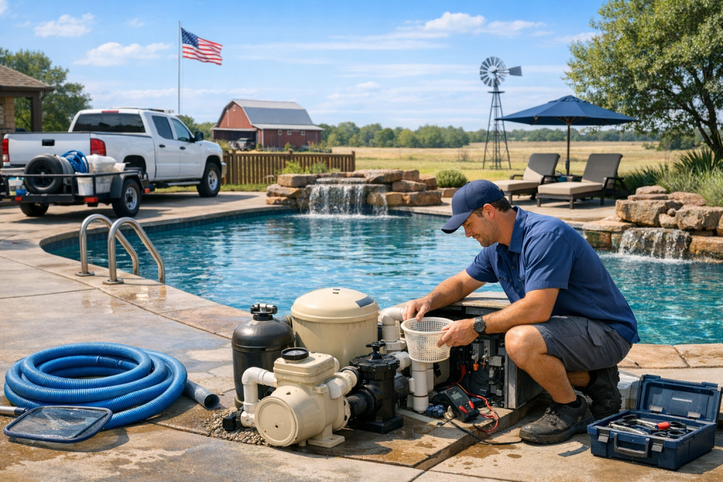 Experienced Professionals for Pool Repair in Mustang, Oklahoma