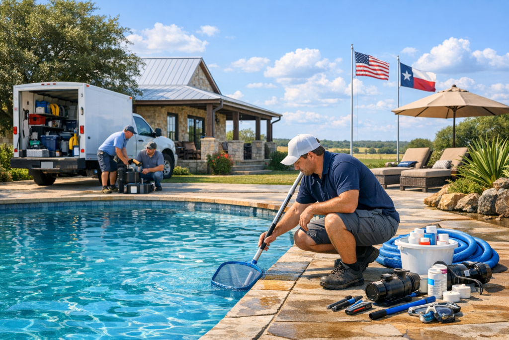 Experienced Professionals for Pool Repair in Retreat, Texas