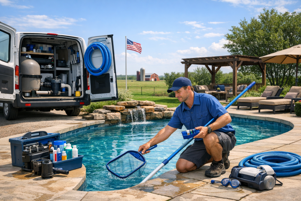Full-Service Pool Repair in Dover, Oklahoma