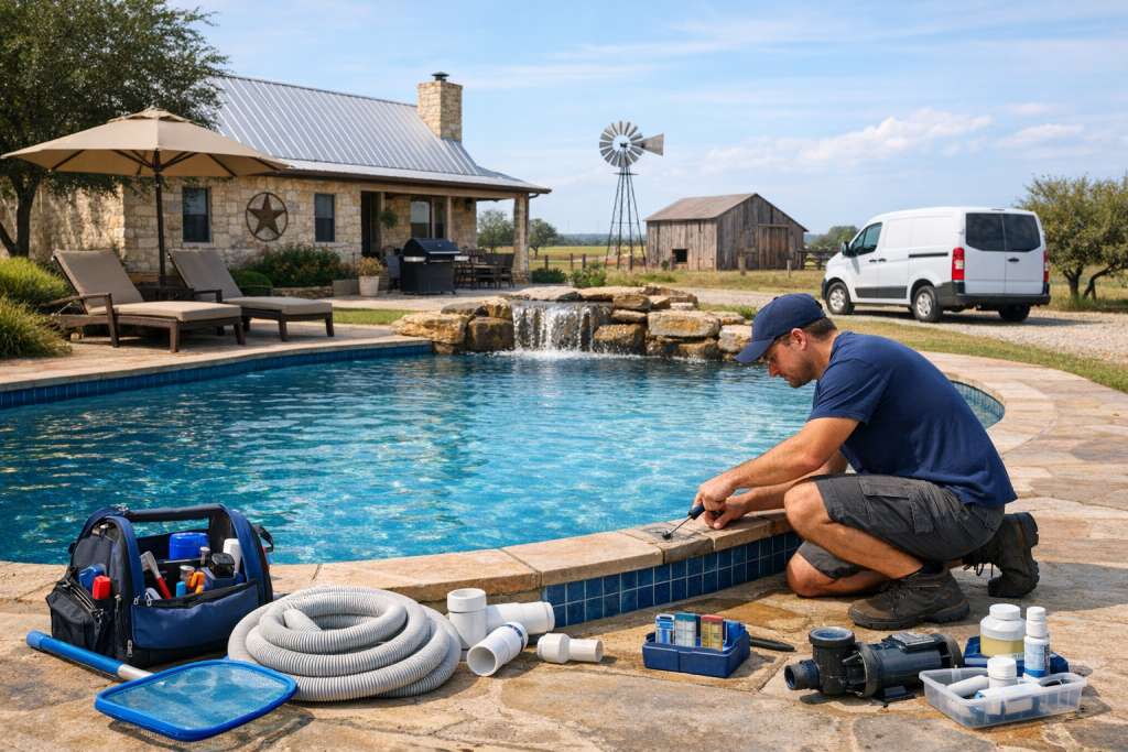 Full-Service Pool Repair in Lueders, Texas