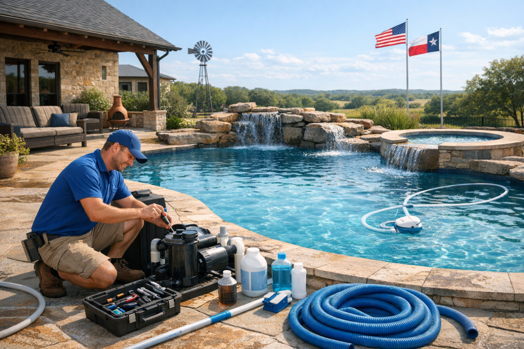 Full-Service Pool Repair in Rocky Mound, Texas