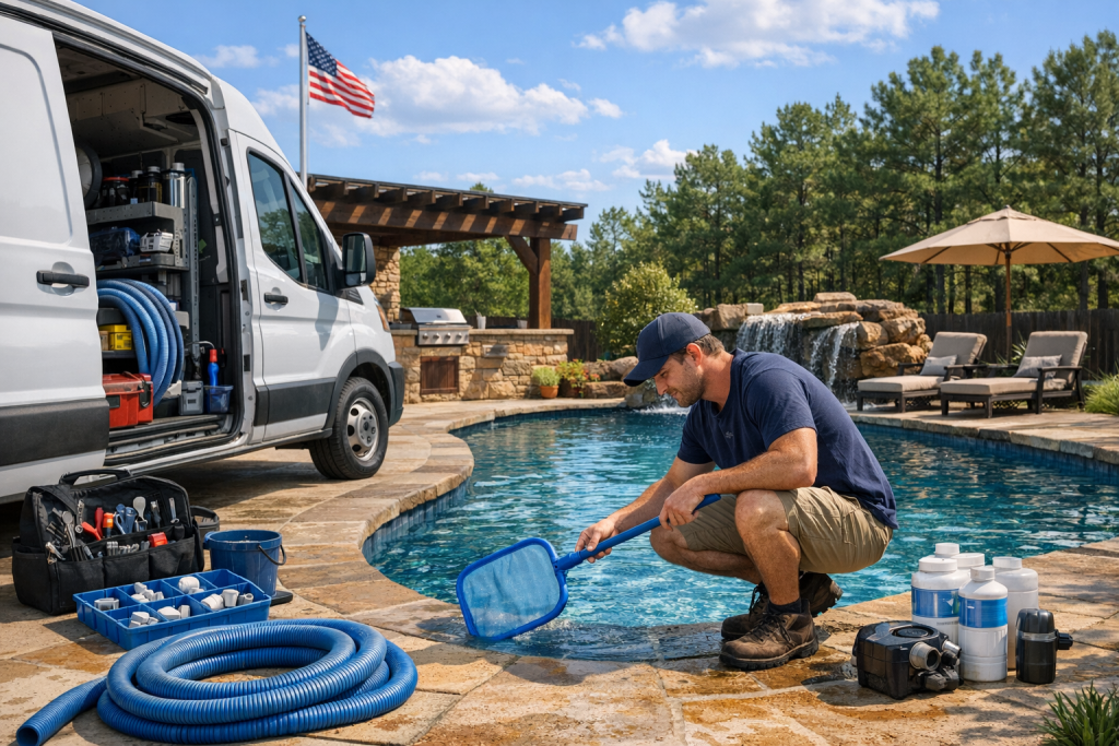 Helping Customers with Pool Repair in Tatum, Texas