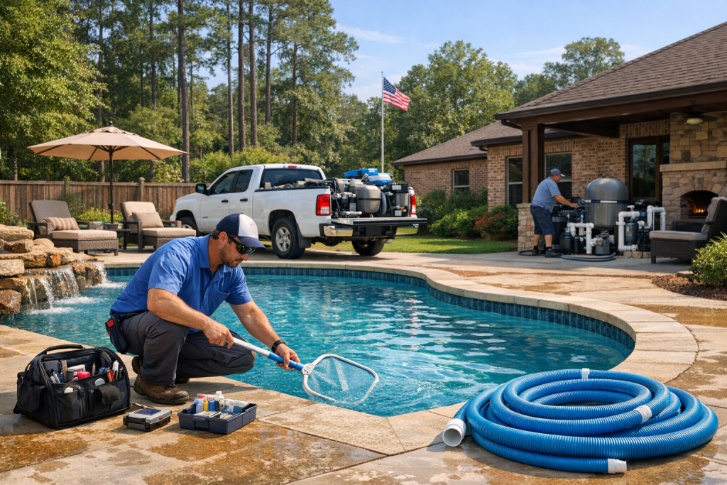 Helping Property Owners with Pool Repair in Center, Texas