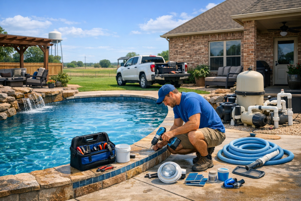 Helping Property Owners with Pool Repair in Central High, Oklahoma