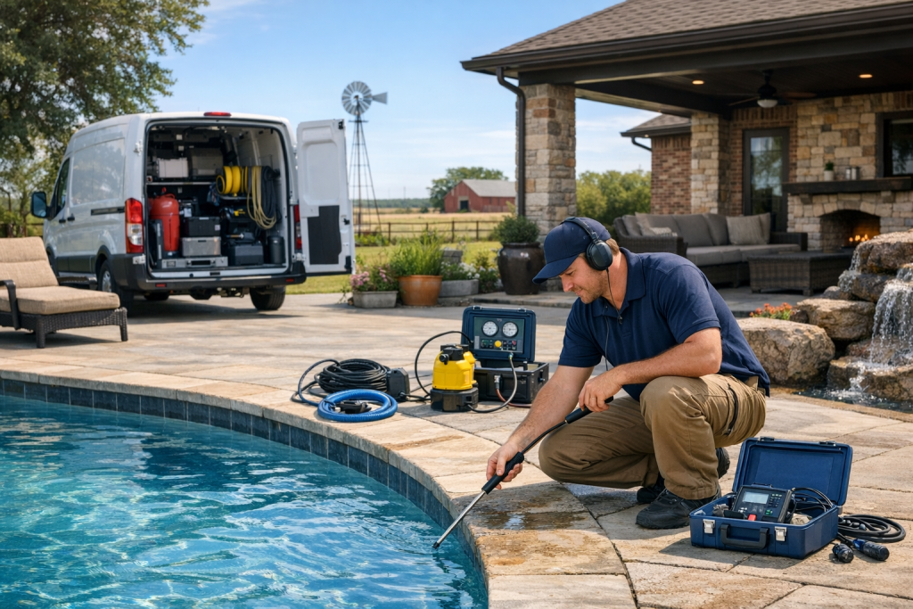 Local Experts Providing Pool Leak Detection & Repair in Terral, Oklahoma