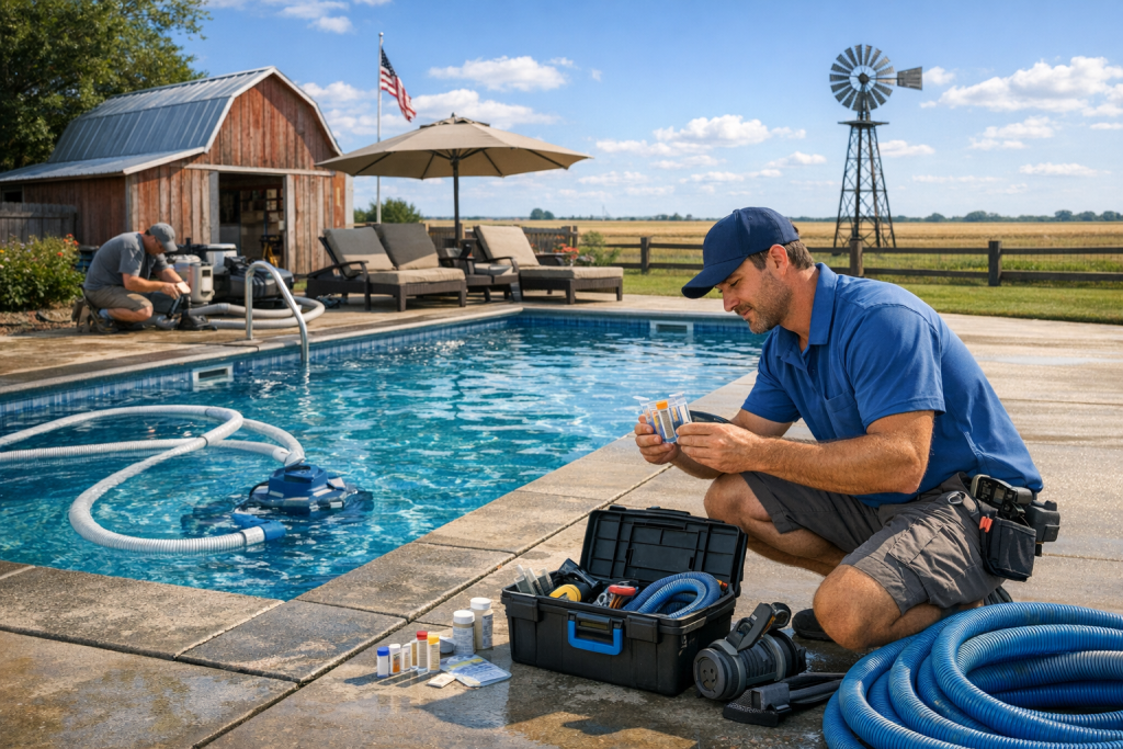 Local Experts Providing Pool Repair in Hobart, Oklahoma