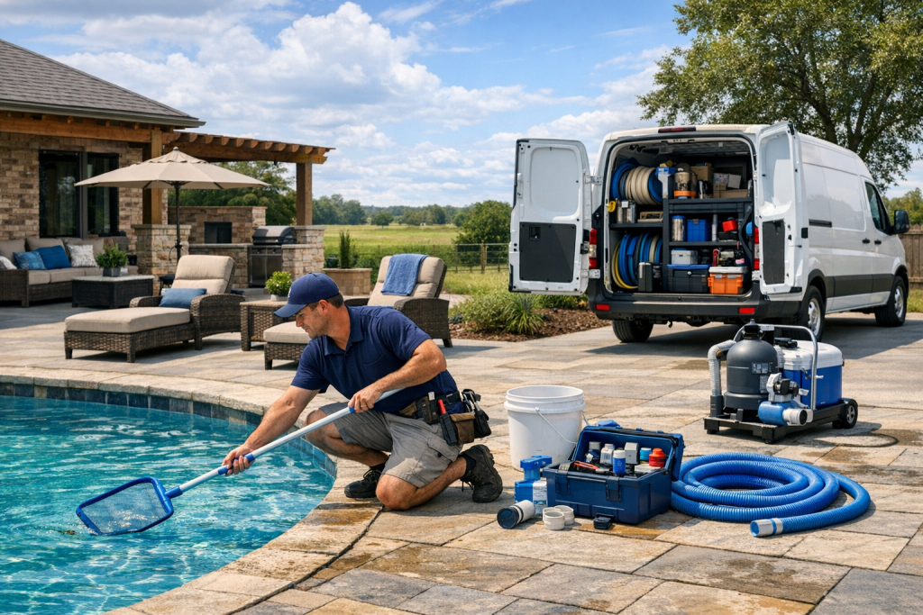 Local Experts Providing Pool Repair in Welty, Oklahoma