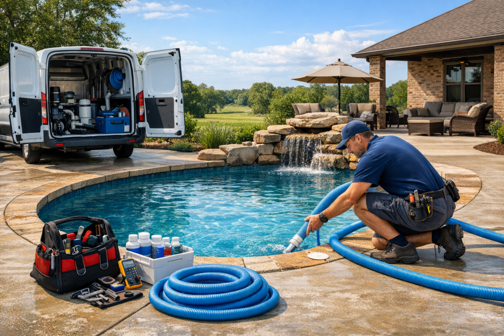 Local Pool Repair Experts in Byng, Oklahoma