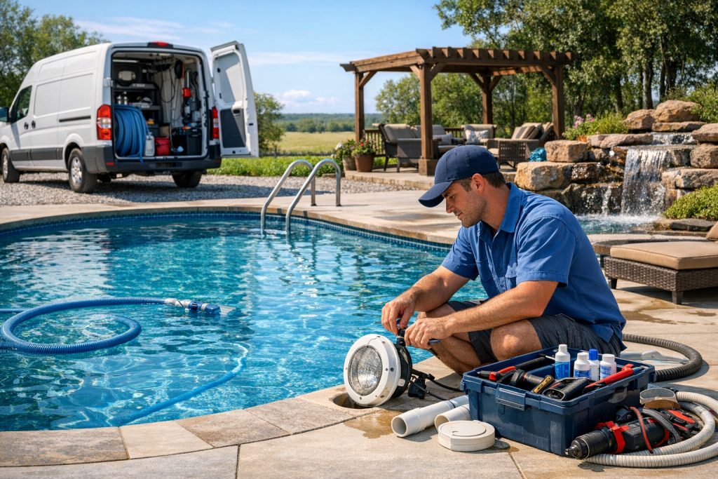 Pool Repair Company Serving Arpelar, Oklahoma