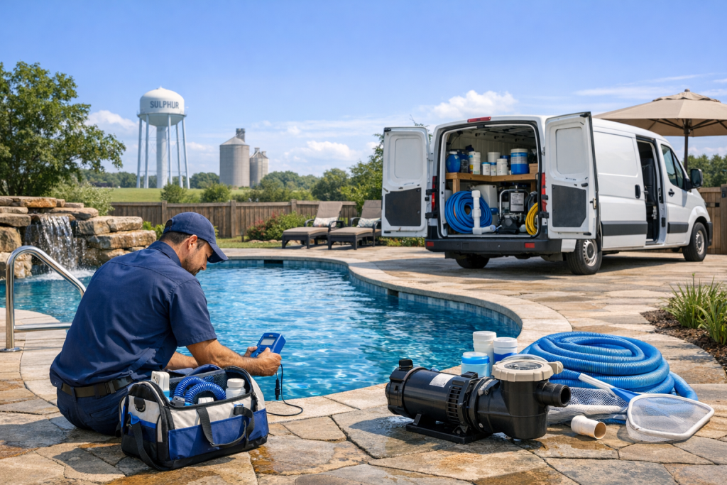 Pool Repair Company Serving Sulphur, Oklahoma
