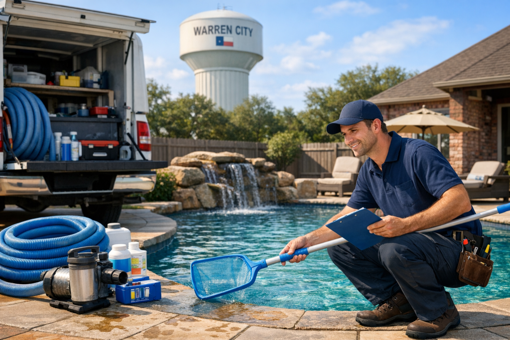 Pool Repair Company Serving Warren City, Texas