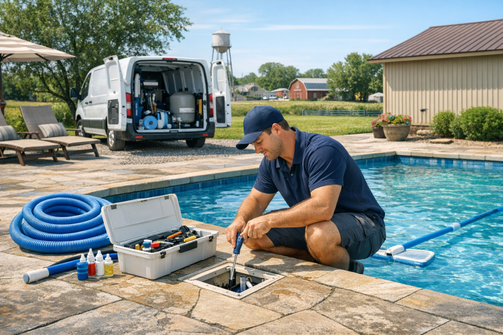 Pool Repair in Lima, Oklahoma