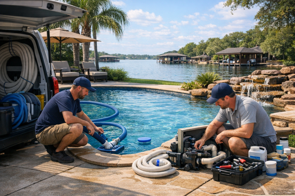 Pool Repair in Sunrise Shores, Texas