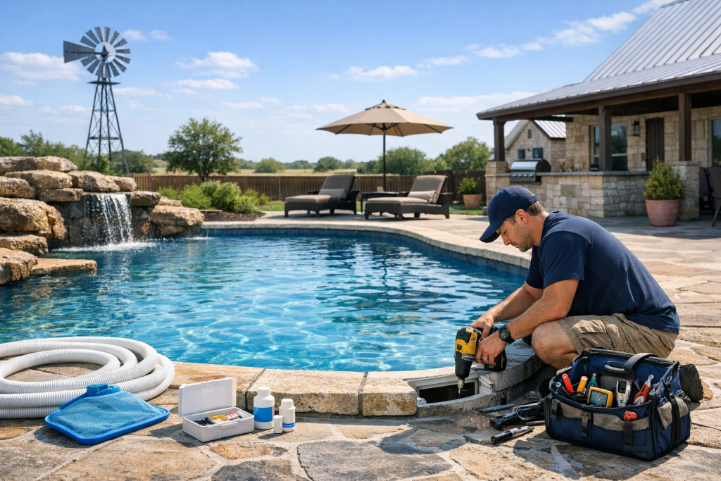 Pool Repair Services Near Cresson, Texas