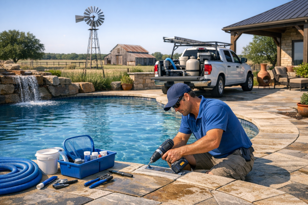 Pool Repair Services Near Hamilton, Texas