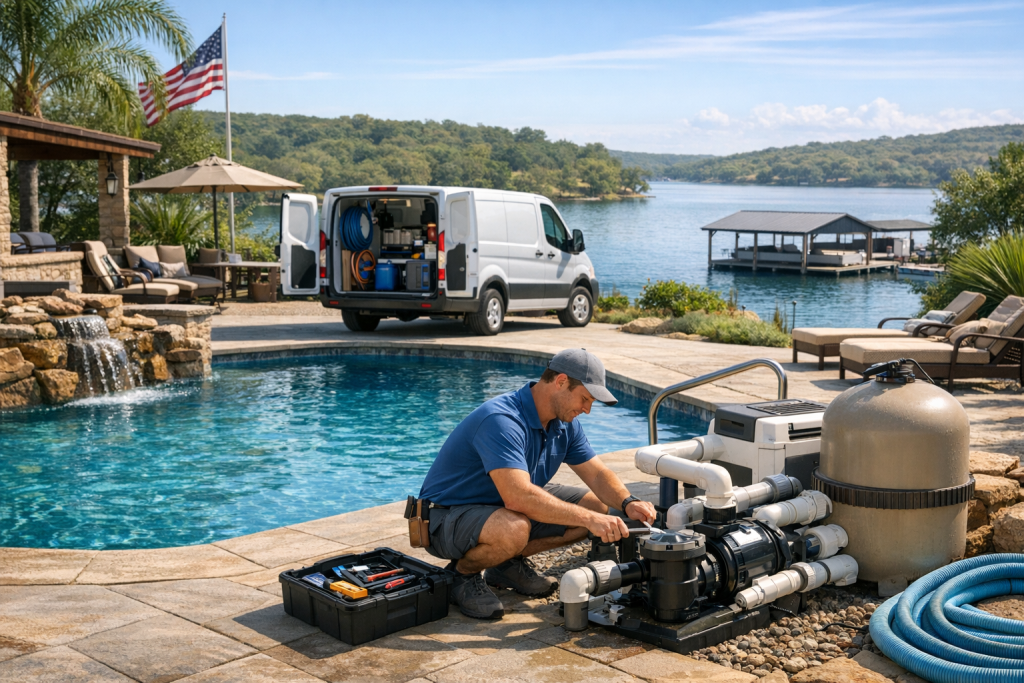 Pool Repair Services Near Lake Brownwood, Texas