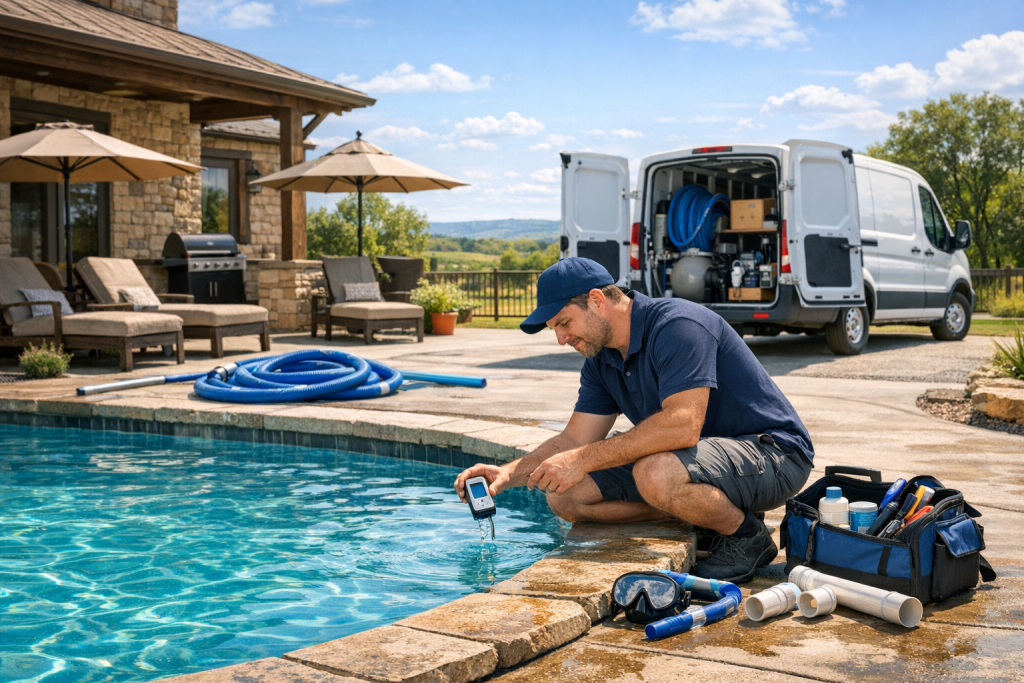 Pool Repair Services Near Mounds, Oklahoma